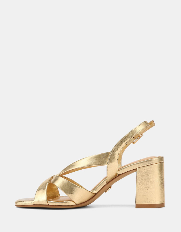Wittner - Josie Mid Sandals Gold Leather