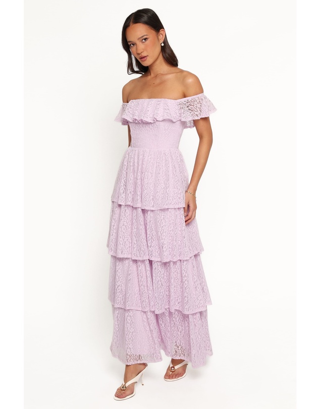 Petal & Pup - Miravelle Maxi Dress - Lilac Lace