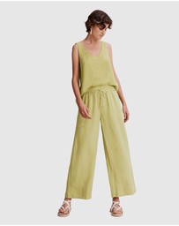 Country Road - Organically Grown French Linen Palazzo Pant