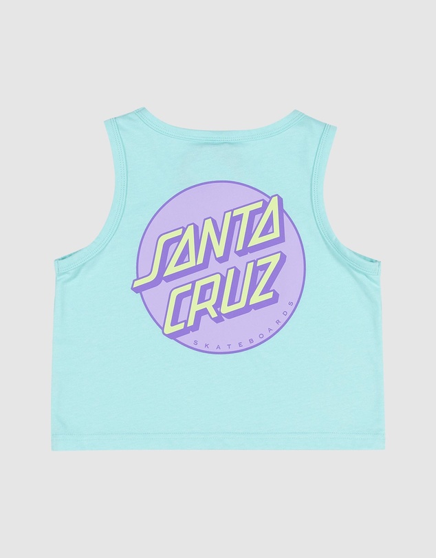 Santa Cruz - Other Dot Pop Chest Cropped Tank - Teens