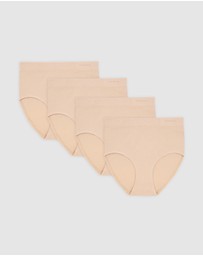 Ambra - 4 Pack Pure Basics Full Brief