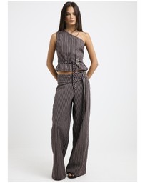 Subtitled - Naia Stripe Tie Pants
