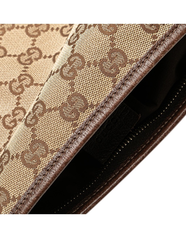 Gucci - Pre-Loved GG Canvas Abbey D Ring Crossbody