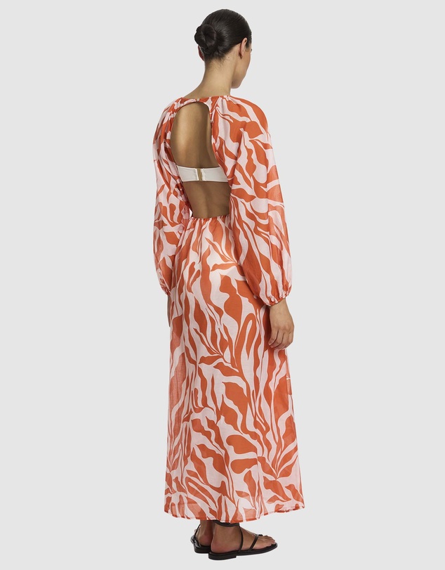 JETS - Sereno Ditsy Long Sleeve Maxi Dress