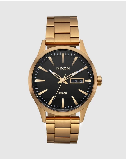 Nixon - Sentry Solar Stainless Steel