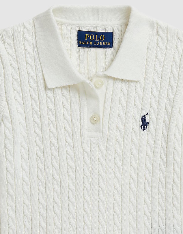 Polo Ralph Lauren - Mini-Cable Cotton Polo Sweater - Babies-Kids
