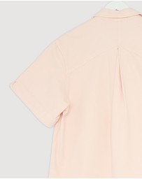 Revibe - Repaired KIVARI Marla Denim Shirt - AU 10