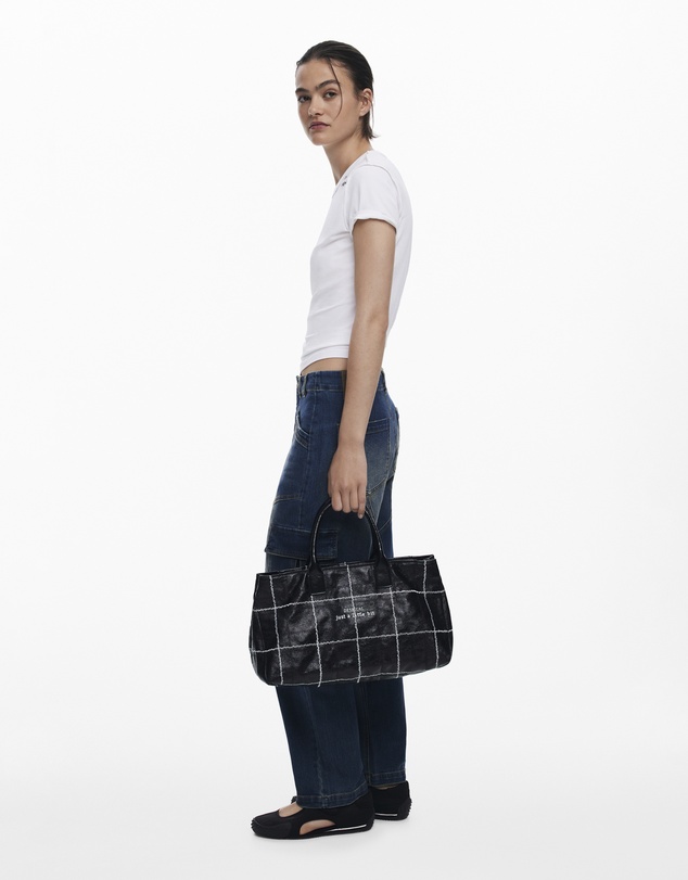 Desigual - Medium shiny shopper bag