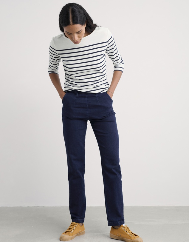 Seasalt - Seasalt Cornwall Navy Waterdance Trousers