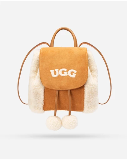 Ozwear Connection Uggs - Ugg Pompom Fluffy Backpack
