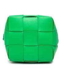 Pre-Loved by Azura Reborn - Pre-Loved Small Nappa Maxi Intrecciato Cassette Bucket Bag
