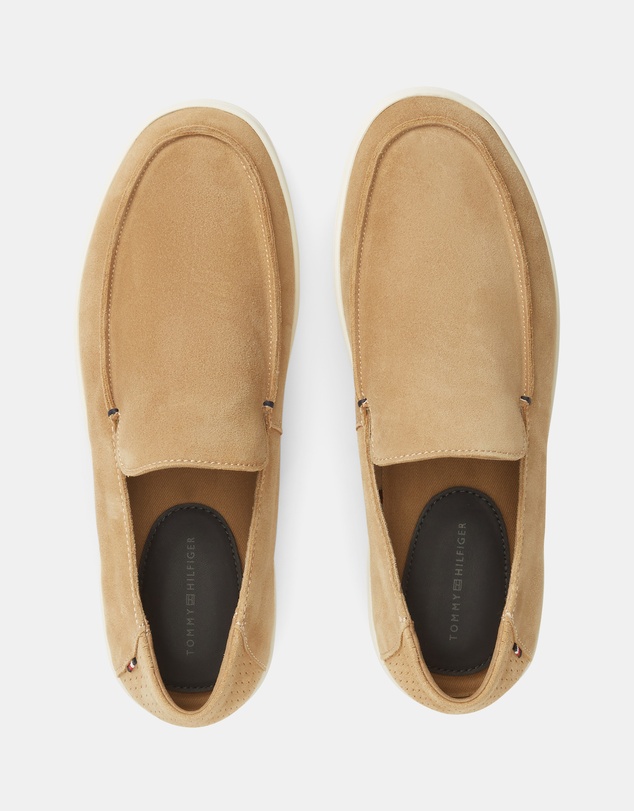 Tommy Hilfiger - Milann Light Suede Loafers - Men's