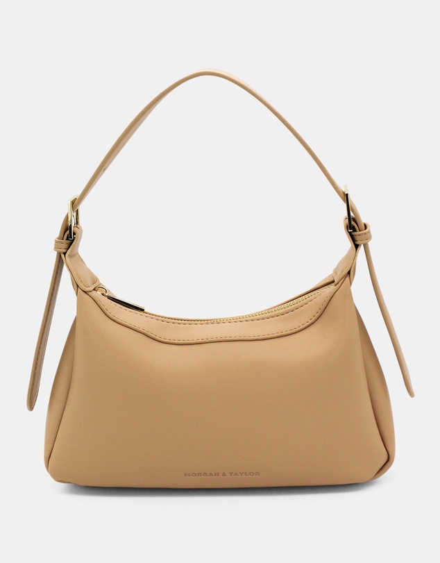 Morgan & Taylor - Anya Shoulder Bag in Beige Tan