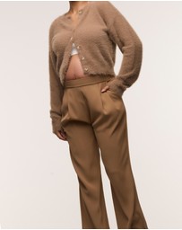 Soon Maternity - Wide Leg Pleated Pants