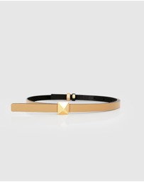 Belle & Bloom - Cleopatra Pyramid Stud Leather Belt