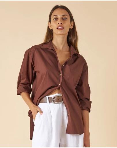 CAMIXA - Poppy Oversize Cotton Shirt