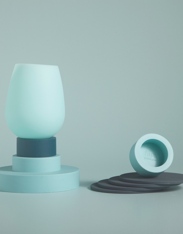 porter green - ciss | unbreakable silicone coasters