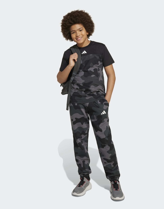adidas Sportswear - Seasonal Essentials Camo Fleece Pant Kids
