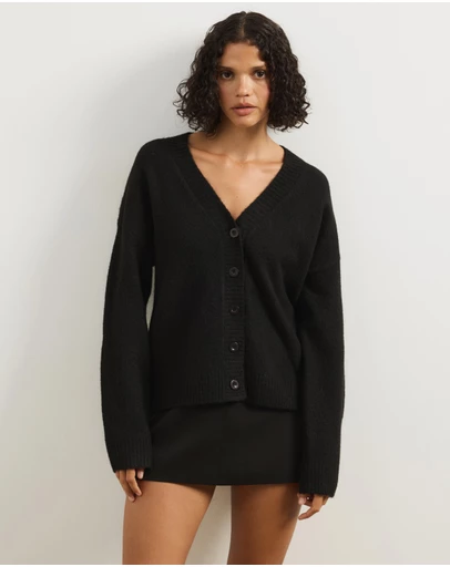 Atmos&Here - Tiana Fluffy Knit Cardigan