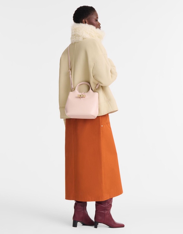 Longchamp - Le Roseau Leather Handbag Sm