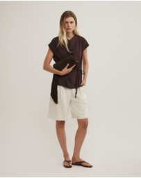Witchery - Cowl Tie Belt Top