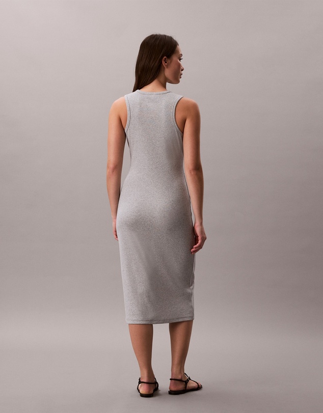 Calvin Klein Jeans - Monogram Rib Midi Tank Dress
