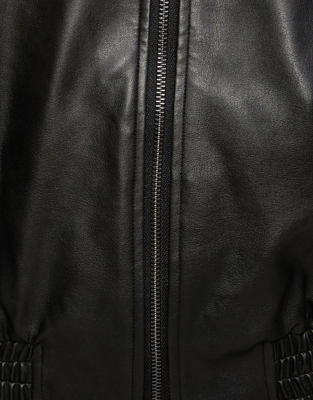 Dazie - Alaia Leather Look Bomber Jacket