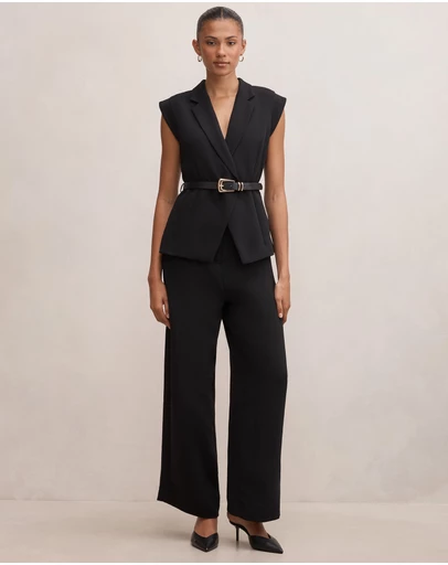 Forever New - Ayla Tailored Belted Jumpsuit