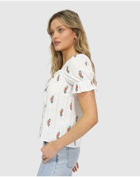 Belle & Bloom - Wild Garden Floral Blouse