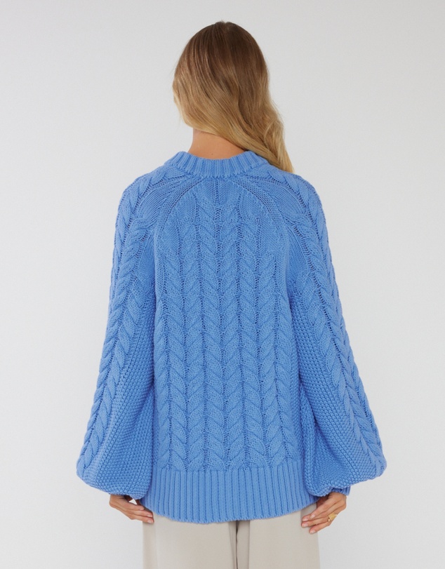ALEXANDRA - Haven Cardigan Blue