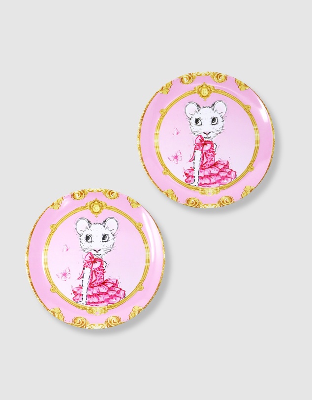 Claris the Chicest Mouse in Paris - Claris The Chicest Mouse In Paris 11 Pieces Tea Set with Woven Basket