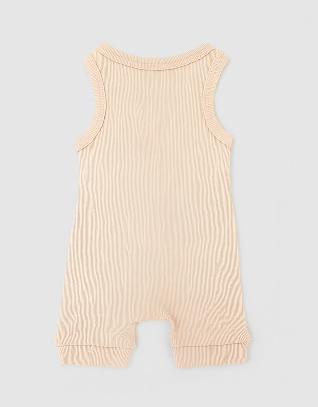 WITH LOVE FOR KIDS - BASICS Ribbed Romper - Babies