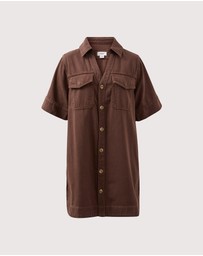 Ceres Life - Sammy Denim Shirt Dress
