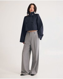 Oxford - Annalise Crop Trench Jacket