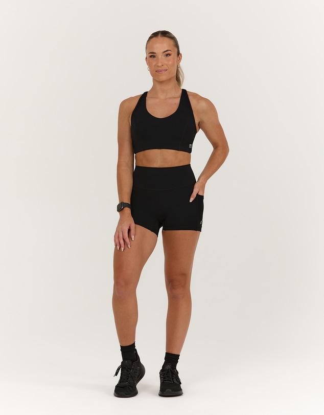Muscle Republic - Sculpt Bonded Waist Pocket Mini Shorts