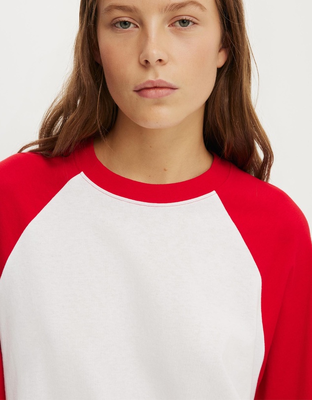 Cotton On - Boxy Raglan LS Tee