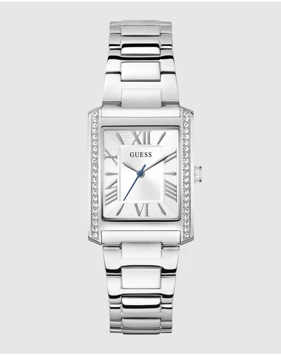 GUESS - Guess Ladies Silver Tone 27mm Analogue Watch