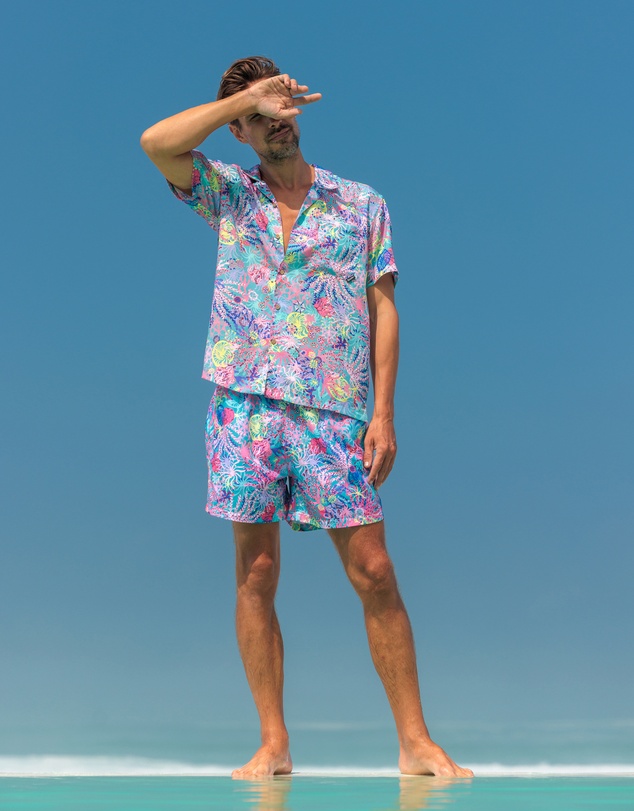 Boardies - Boardies Coral Mid Length Swim Shorts