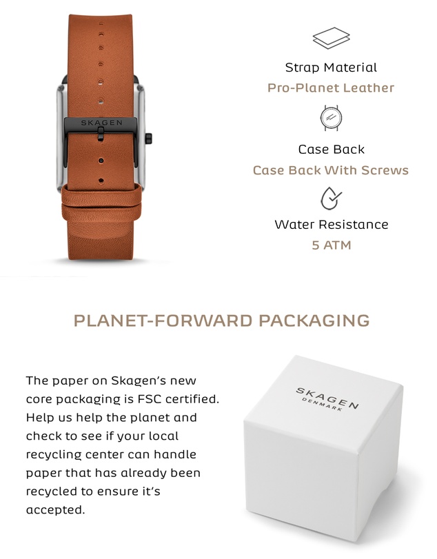 Skagen - Hagen Brown Analogue Watch