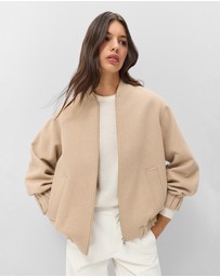 UNISON - Wool Blend Bomber Jacket