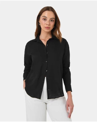 Forcast - Khalo Linen Buttoned Shirt