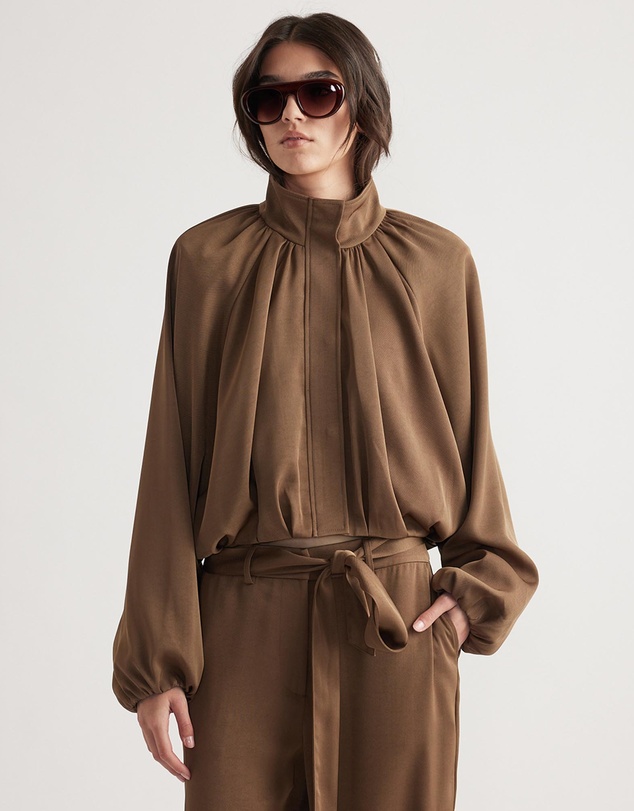 Decjuba - Stella Satin Bubble Jacket