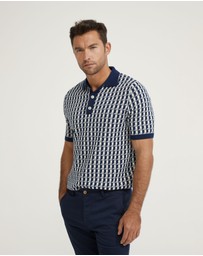 Oxford - Louis Jacquard Knitted Polo