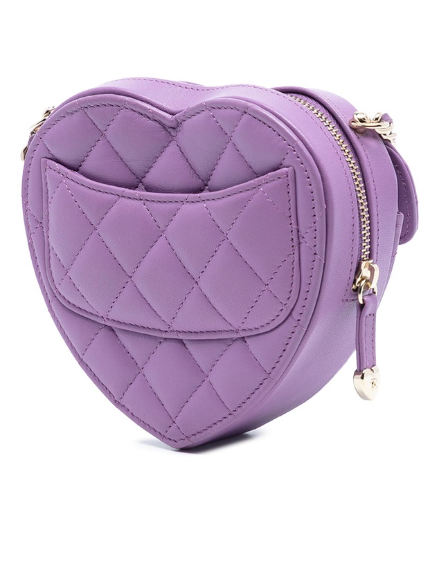 Pre-Loved by Azura Reborn - Pre-Loved Mini Lambskin CC in Love Heart Crossbody