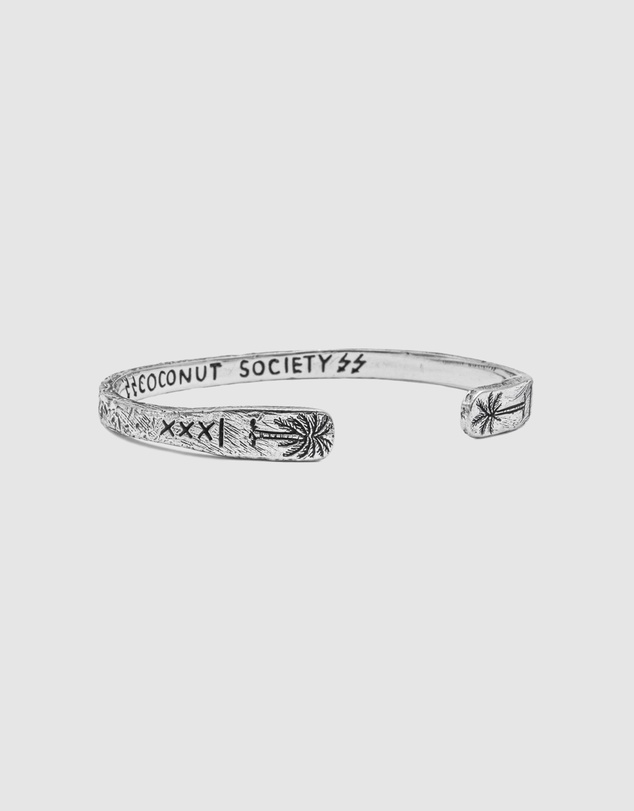 Haze & Glory - ICONIC EXCLUSIVE - Coconut Society Bangle in 925 Silver