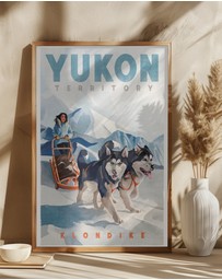 Olive et Oriel - Yukon Poster by The Whiskey Ginger Art Print