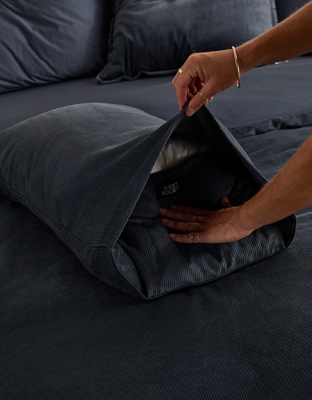 Sheet Society - Darcy Corduroy Quilt Cover Set