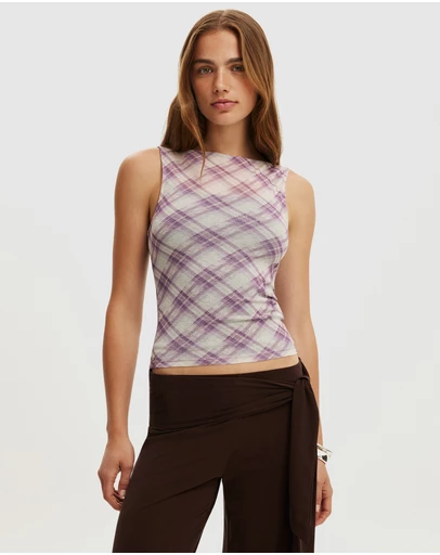 Cotton On - Maxi Mesh Tank