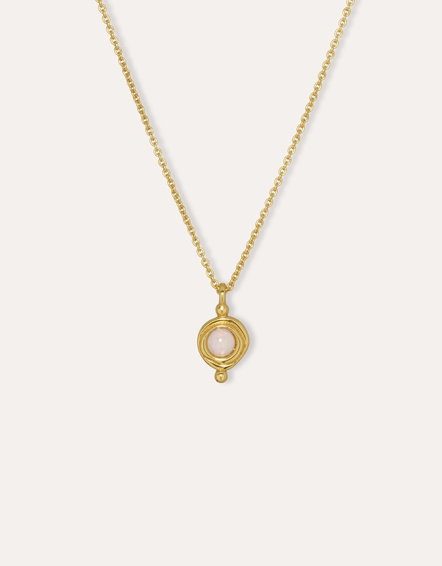 Ottoman Hands - October Birthstone Pendant Necklace