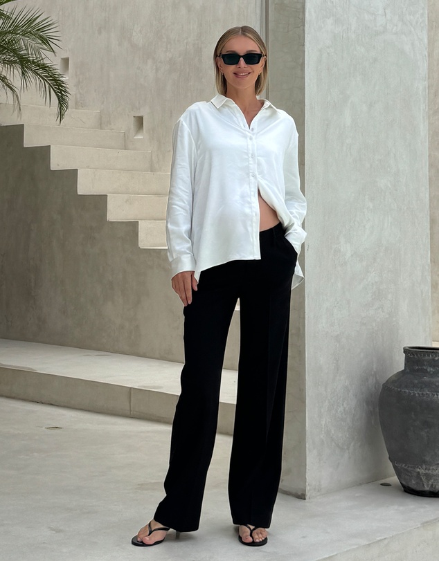 Soon Maternity - Classic Silky Shirt